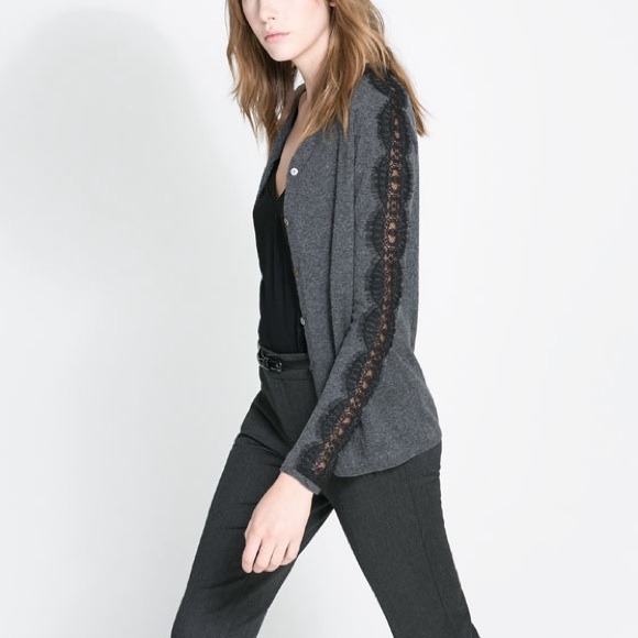 Zara Jackets & Blazers - ⭕️SOLD Zara lace cardigan sweater