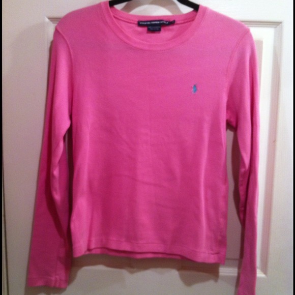 SOLD IN BUNDLE - Pink Ralph Lauren Polo Shirt🎀 - Picture 2 of 3