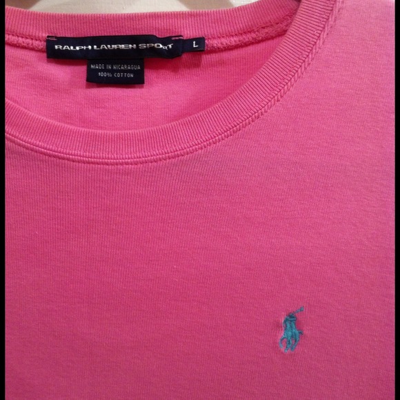 SOLD IN BUNDLE - Pink Ralph Lauren Polo Shirt🎀 - Picture 3 of 3