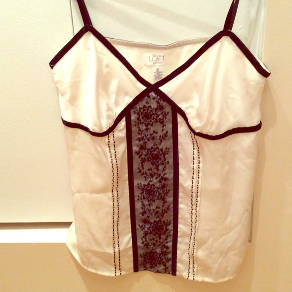 Ann Taylor Loft shirt detailed top