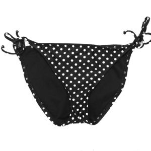 Black and White Polka Dot Bikini Bottom!!