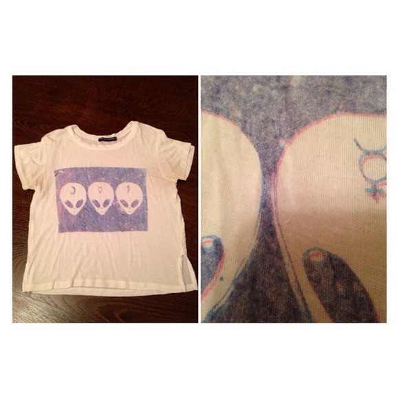 Alien Crop Top Brandy Melville