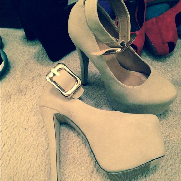 Nude High Heels.