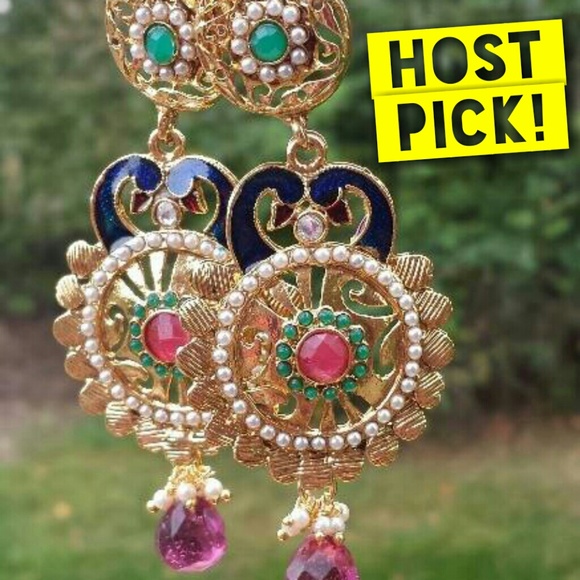HOST PICK 3/31! Bollywood Peacock Earrings