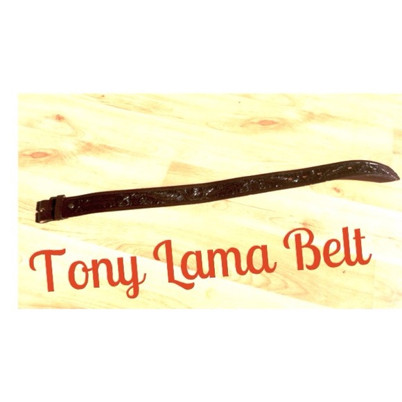 Tony Lama Hand-tooled Belt