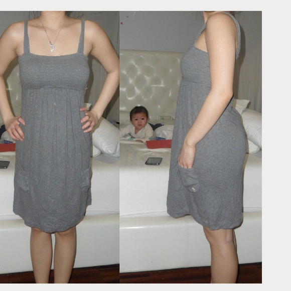Abercrombie & Fitch gray dress