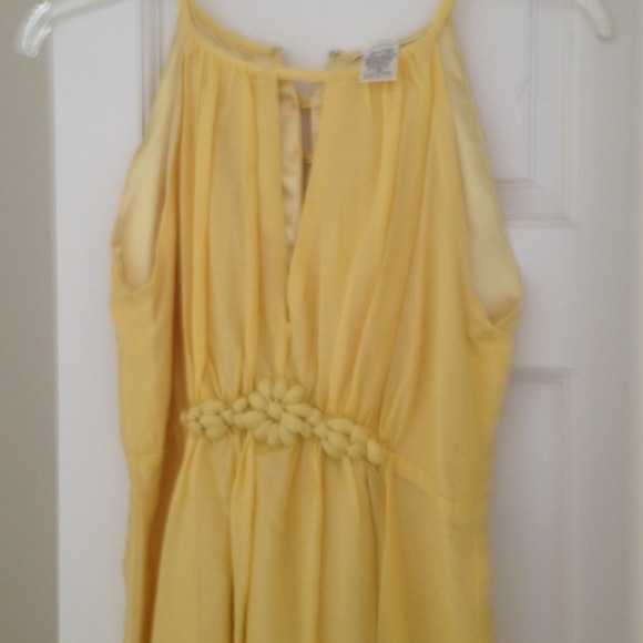 Yellow summer dress