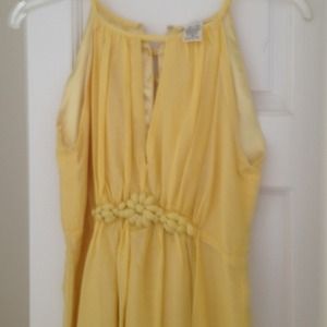 Yellow summer dress