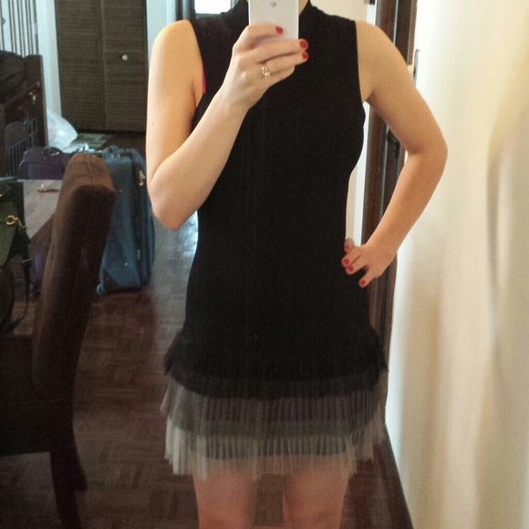 Tulle ombre dress