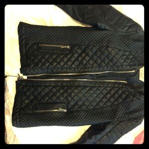 Brand new Zara Black Leather Jacket!!