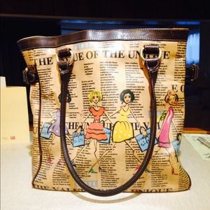 News print purse