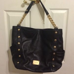 Reduced! Extra large leather Michael Kors tote