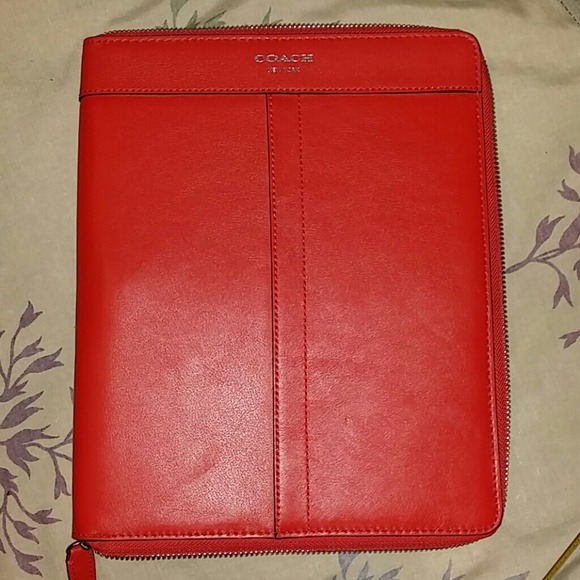 I-Pad case red/gold