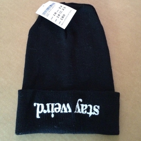 Brandy Melville Stay Weird Beanie!