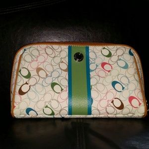 Coach makeup bag