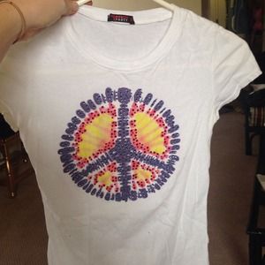 Peace sign tee shirt
