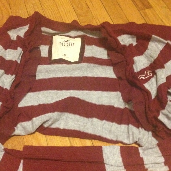 Hollister striped cardigan
