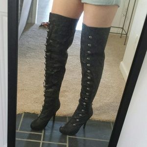 Thigh high boots