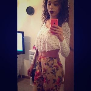 Vintage Print High waist pants!