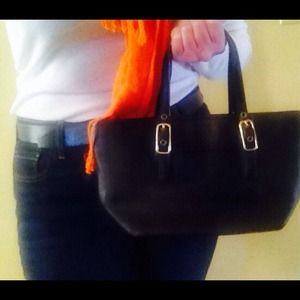 COACH  Leather Legacy Mini-Tote DETAIL Photos