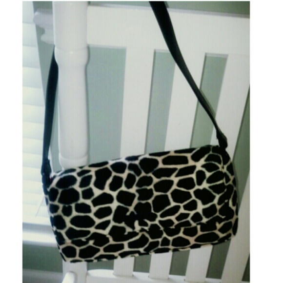 Giraffe print clutch/handbag