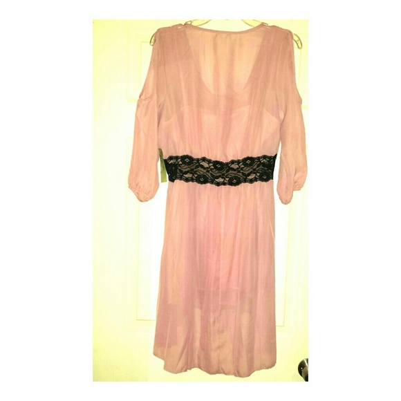 Gifted!!✂Clearance!✂ 🎊H/P 🎊Peach high low dress - Picture 3 of 3