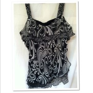 A-symmetrical top and leopard print dress