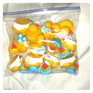12 Baby themed rubber ducks