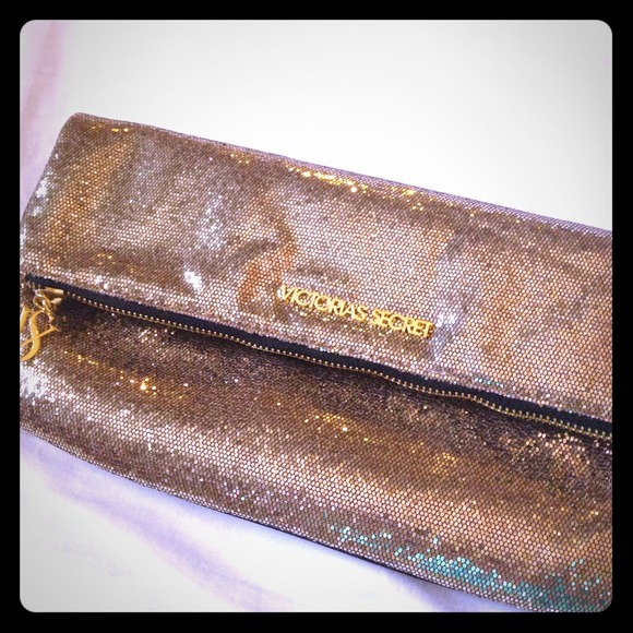 Gold Victoria Secret Evening Clutch