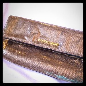 Gold Victoria Secret Evening Clutch