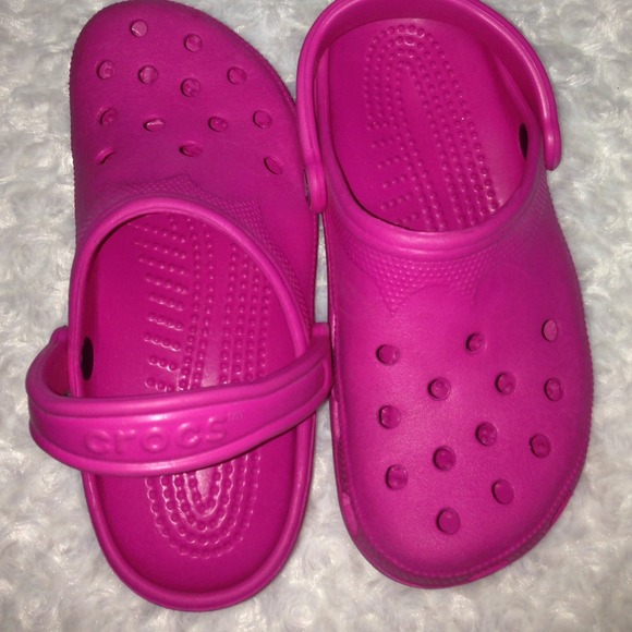 Pink Crocs