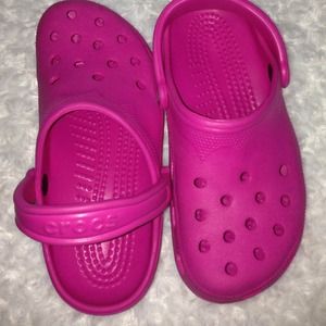 Pink Crocs