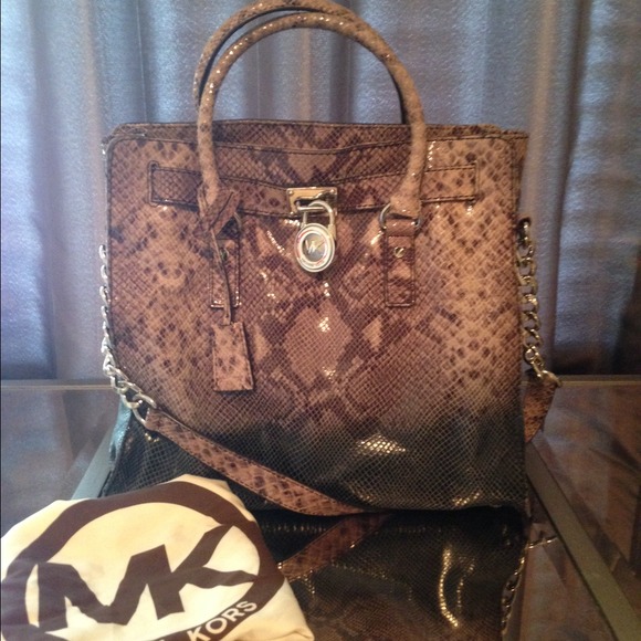 Michael Kors Python Leather Handbag