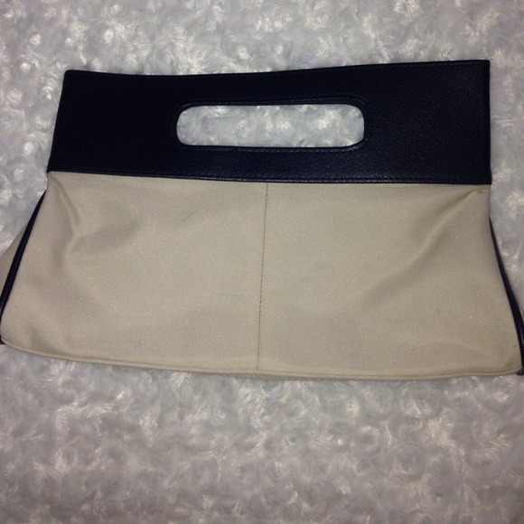 Beige clutch