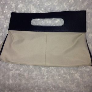 Beige clutch