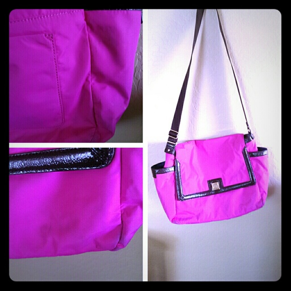 PRICE REDUCED! Hot pink Kate Spade baby bag