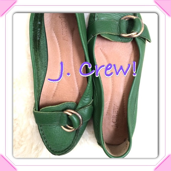J.Crew Leather Driving Mocs - Picture 1 of 3