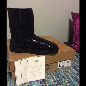 Womens Ugg Australia Classic Short Sparkle Boots