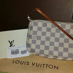 Louis vuitton damier azur pochette