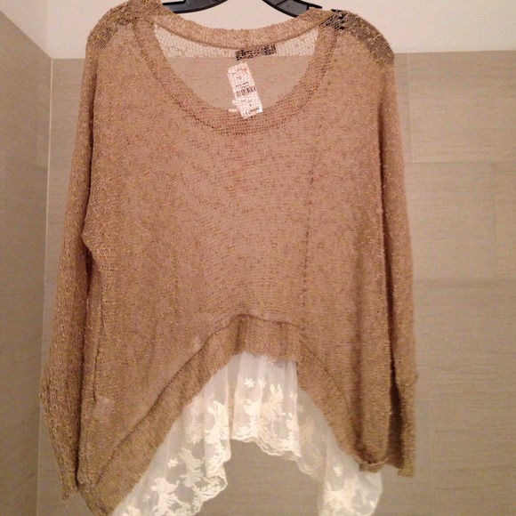 LF latte lace sweater - Picture 3 of 3
