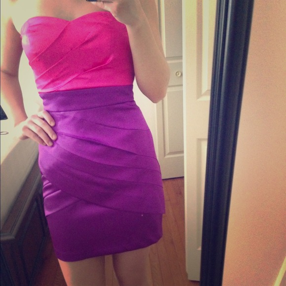Pink/purple cocktail dress