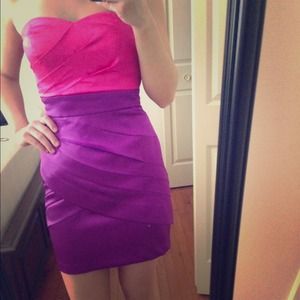 Pink/purple cocktail dress