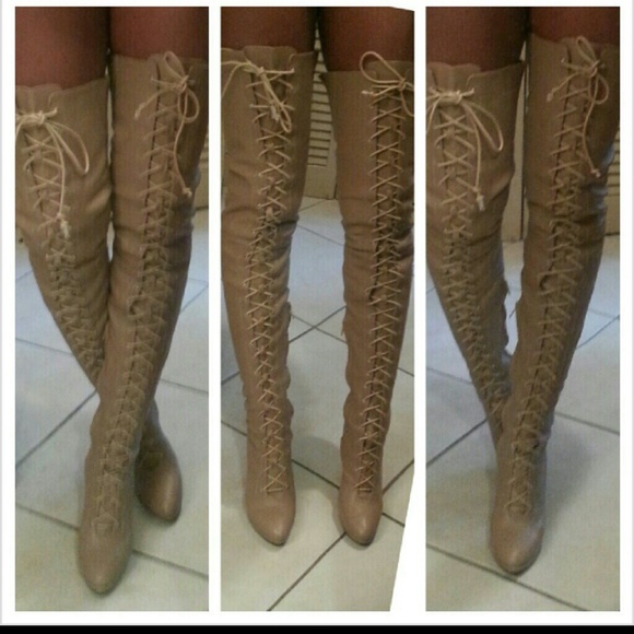 Thigh Tan Boots