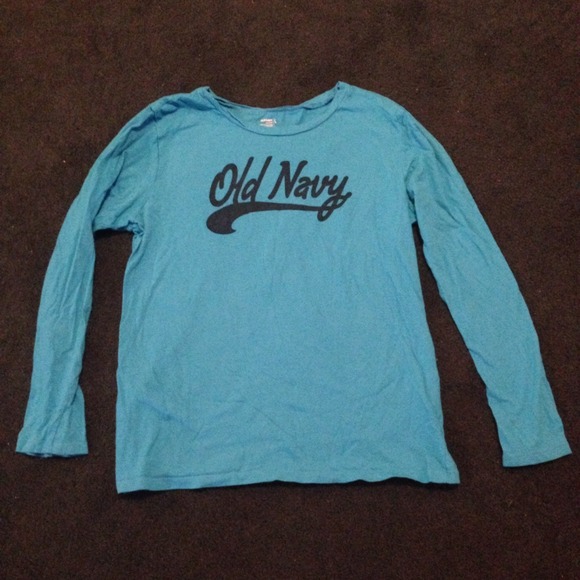 Light blue old navy long sleeve shirt