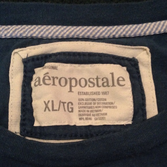 Blue Aeropostale shirt - Picture 2 of 2