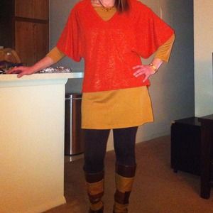 Tunic Dress and Cover shirt