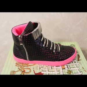 JEFFREY CAMPBELL Pink Kiefer Sneaker brand new sz7