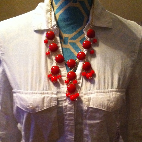 Red Bubble necklace