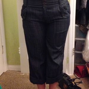 Dress pant linen Jean look sz 8 Dress pant linen Jean look sz 8