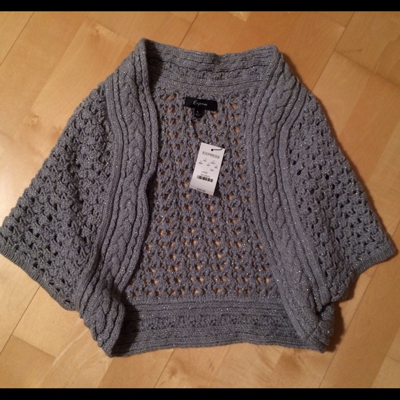 Express Accessories - 😍 Beautiful Gray/Silver Shrug 😍